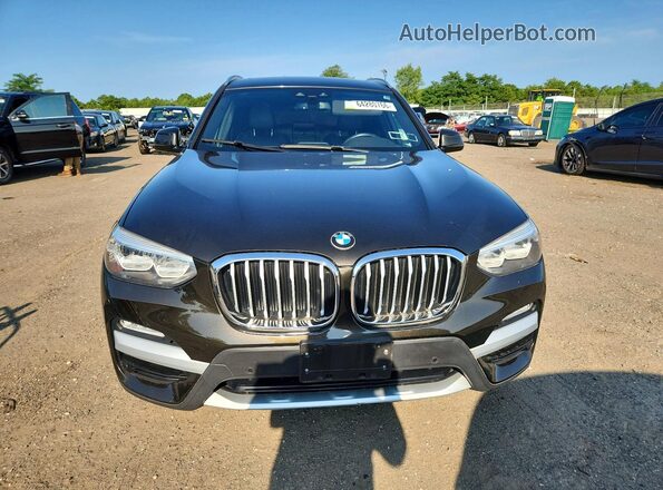 5UXTR9C57KLE16760 2019 BMW X3 Black Front view
