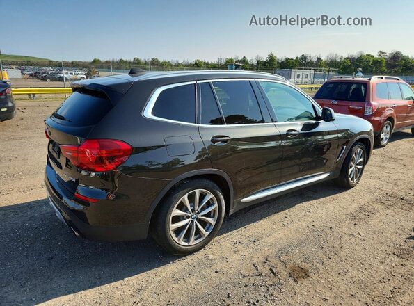 5UXTR9C57KLE16760 2019 BMW X3 Black Rear right