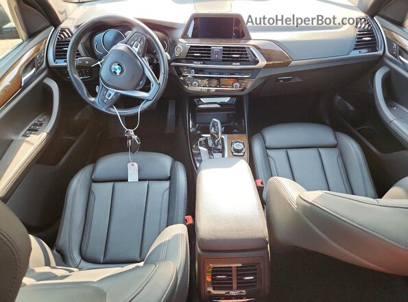 5UXTR9C57KLE16760 2019 BMW X3 Black Dashboard view