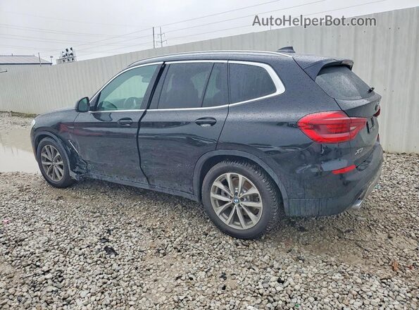 5UXTR9C57KLE19576 2019 BMW X3 Black Tył lewy