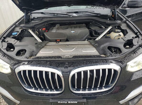 5UXTR9C57KLE19576 2019 BMW X3 Black Widok komory silnika