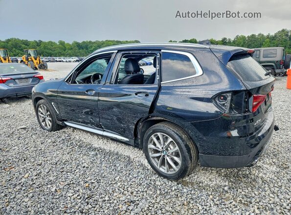 5UXTR9C57KLE20209 2019 BMW X3 Black Trasero izquierdo