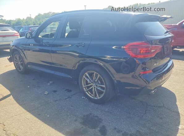 5UXTR9C57KLP82943 2019 BMW X3 Black Հետևի ձախ