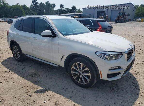5UXTR9C57KLP84093 2019 BMW X3 White Przód prawy