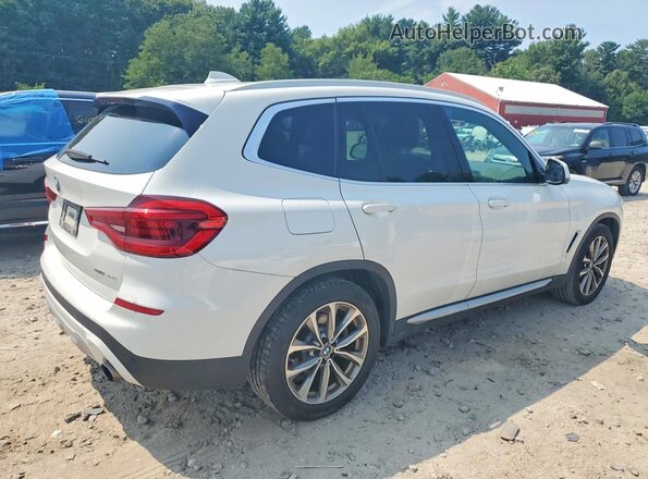 5UXTR9C57KLP84093 2019 BMW X3 White Tył prawy