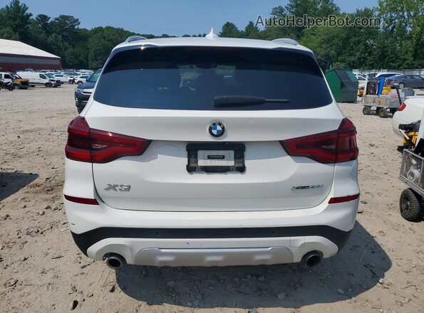 5UXTR9C57KLP84093 2019 BMW X3 White Widok z tyłu