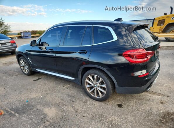 5UXTR9C58JLC77690 2018 BMW X3 Black უკანა ხედი