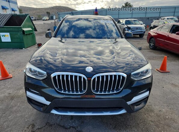 5UXTR9C58JLC77690 2018 BMW X3 Black VIN კოდის სტიკერის ხედი