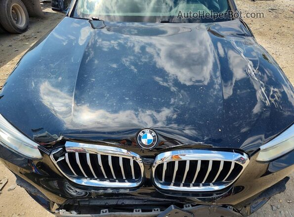 5UXTR9C58JLD57037 2018 BMW X3 Black Vista del compartimento del motor