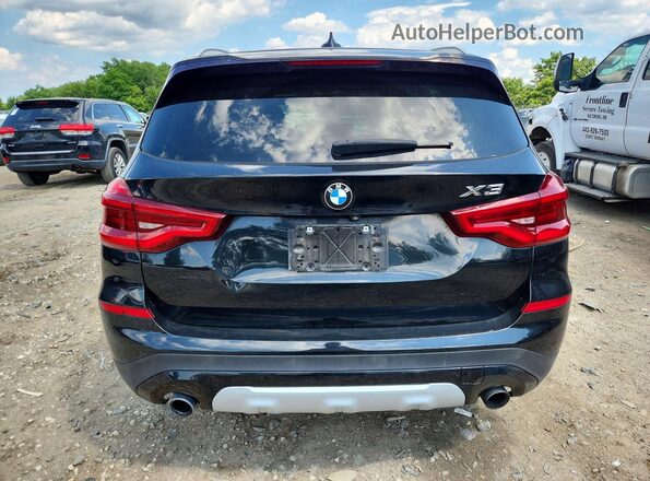 5UXTR9C58JLD57037 2018 BMW X3 Black Vista trasera
