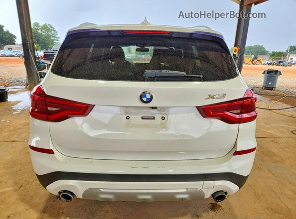 5UXTR9C58JLD62545 2018 BMW X3 White Вид ззаду