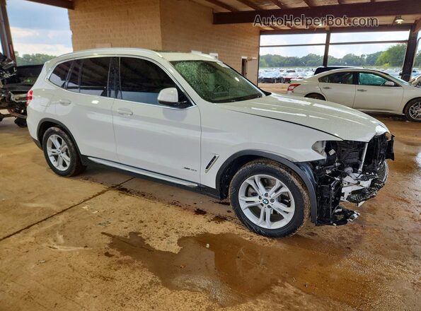 5UXTR9C58JLD62545 2018 BMW X3 White Передня права чверть
