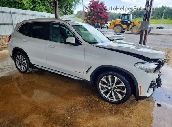 5UXTR9C58JLD66420 2018 BMW X3 White Przód prawy