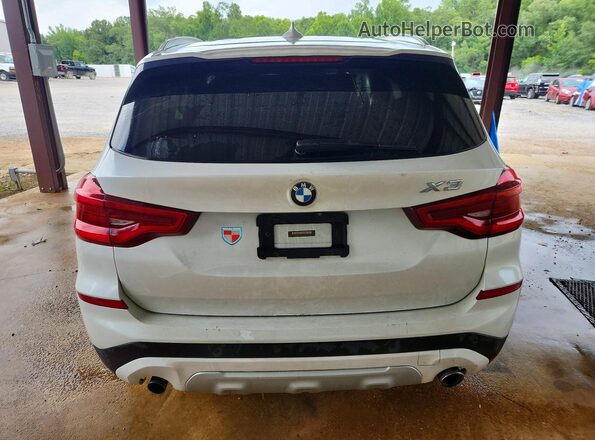 5UXTR9C58JLD66420 2018 BMW X3 White Widok z tyłu
