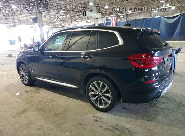 5UXTR9C58KLP82322 2019 BMW X3 Black უკანა მარცხენა