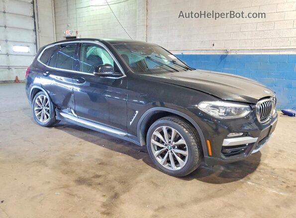5UXTR9C58KLP82322 2019 BMW X3 Black წინა მარჯვენა