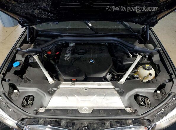 5UXTR9C58KLP82322 2019 BMW X3 Black ძრავის განყოფილების ხედი