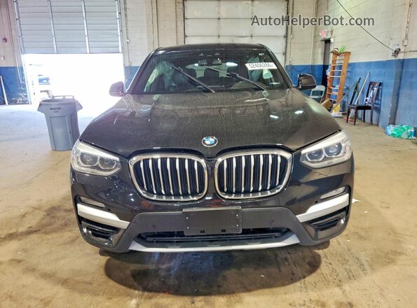 5UXTR9C58KLP82322 2019 BMW X3 Black წინა ხედი