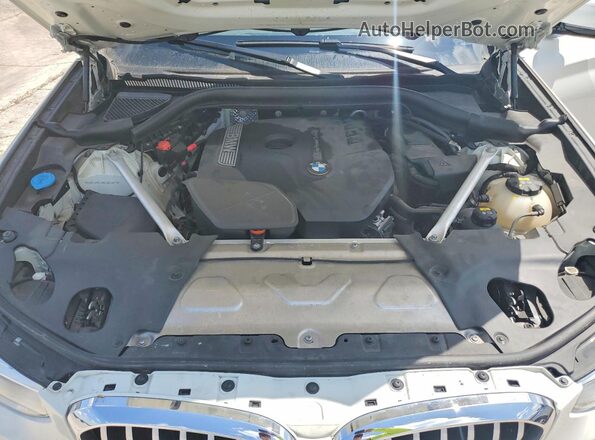 5UXTR9C58KLR05049 2019 BMW X3 White Вид підкапотного простору