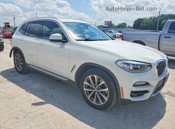 5UXTR9C58KLR05049 2019 BMW X3 White Передня права чверть