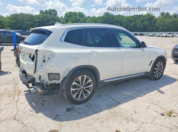 5UXTR9C58KLR05049 2019 BMW X3 White Задня права чверть