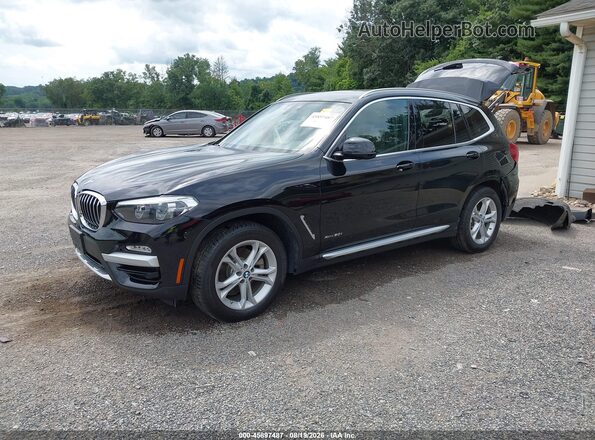 5UXTR9C59JLD63395 2018 BMW X3 Black Przód lewy