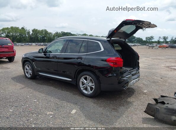 5UXTR9C59JLD63395 2018 BMW X3 Black Tył lewy
