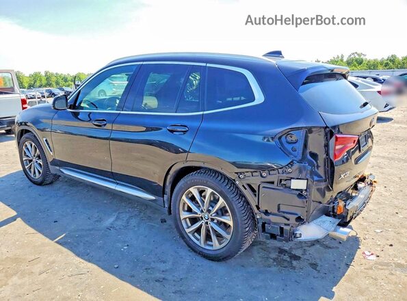 5UXTR9C59JLD88510 2018 BMW X3 Black Հետևի ձախ