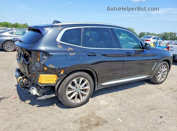 5UXTR9C59JLD88510 2018 BMW X3 Black Հետևի աջ