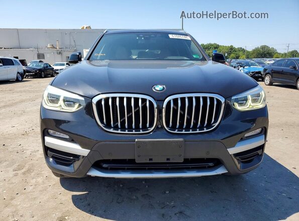 5UXTR9C59JLD88510 2018 BMW X3 Black Դիմացի տեսք