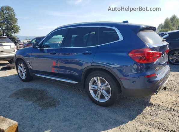 5UXTR9C59KLD90307 2019 BMW X3 Blue Tył lewy
