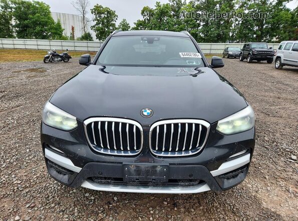 5UXTR9C59KLD94423 2019 BMW X3 Black Widok z przodu