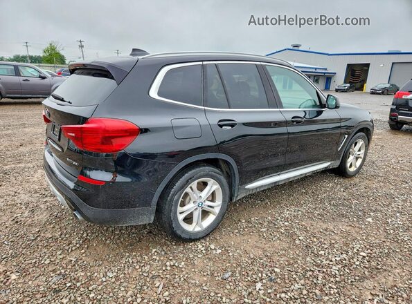 5UXTR9C59KLD94423 2019 BMW X3 Black Tył prawy