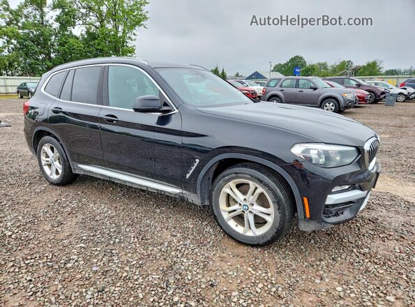 5UXTR9C59KLD94423 2019 BMW X3 Black Przód prawy