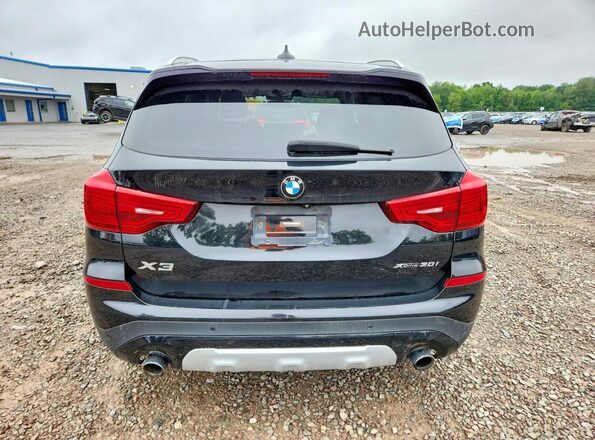 5UXTR9C59KLD94423 2019 BMW X3 Black Widok z tyłu