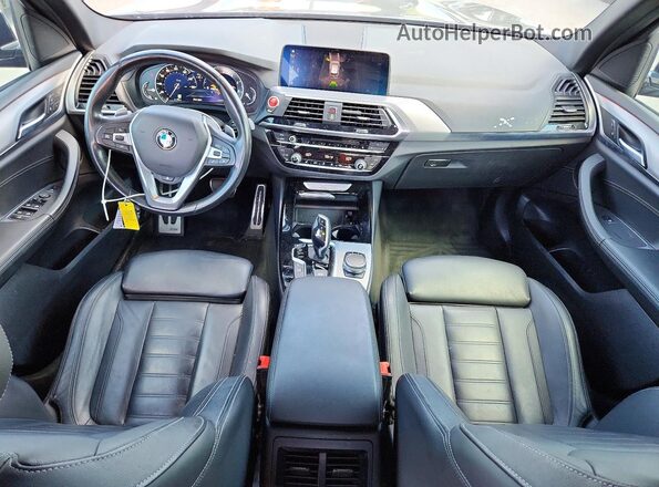 5UXTR9C59KLP85441 2019 BMW X3 Black Vista del salpicadero