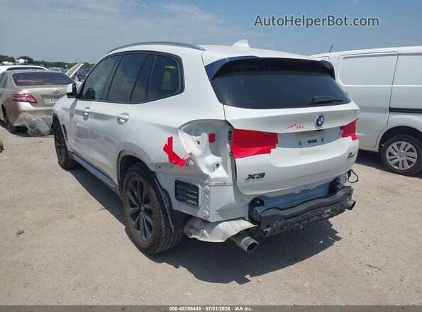5UXTR9C59KLR07070 2019 BMW X3 White Հետևի ձախ