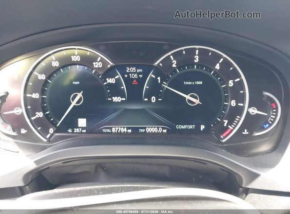 5UXTR9C59KLR07070 2019 BMW X3 White Հետևի նստատեղերի տեսք