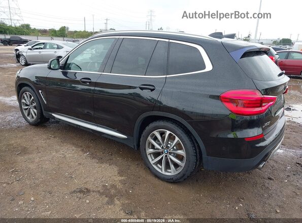 5UXTR9C5XJLD70016 2018 BMW X3 Black Հետևի ձախ