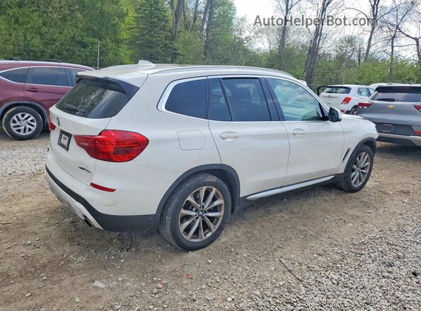 5UXTR9C5XKLE11567 2019 BMW X3 White Задня права чверть