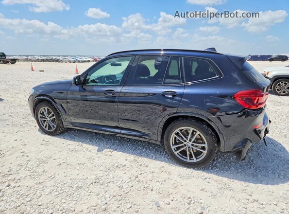 5UXTR9C5XKLP91006 2019 BMW X3 Blue Задня ліва чверть