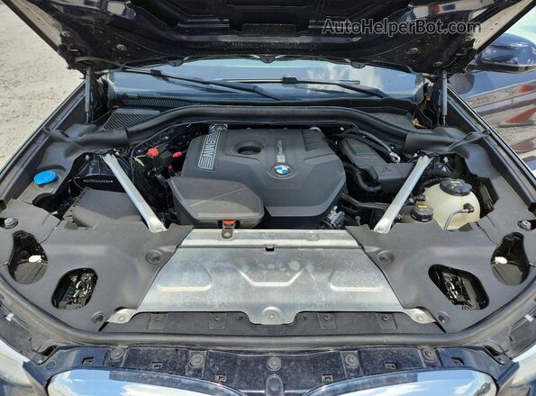 5UXTR9C5XKLP91006 2019 BMW X3 Blue Вид задньої частини салону