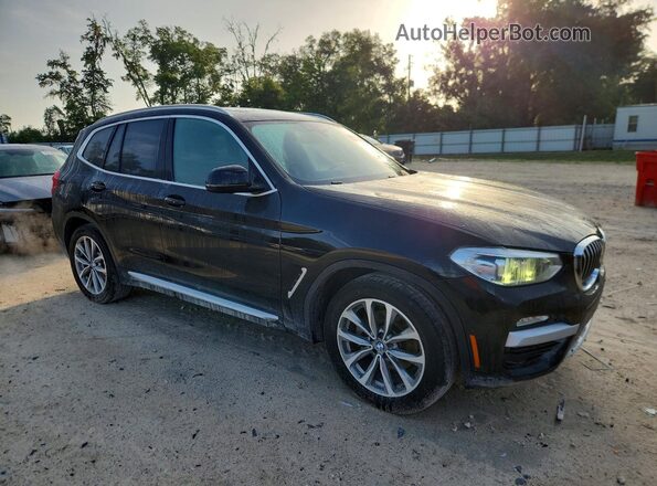 5UXTR9C5XKLP94410 2019 BMW X3 Черный Передняя правая четверть
