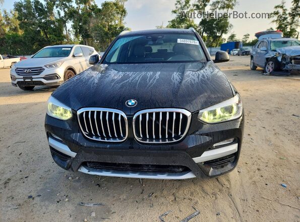 5UXTR9C5XKLP94410 2019 BMW X3 Черный Вид спереди