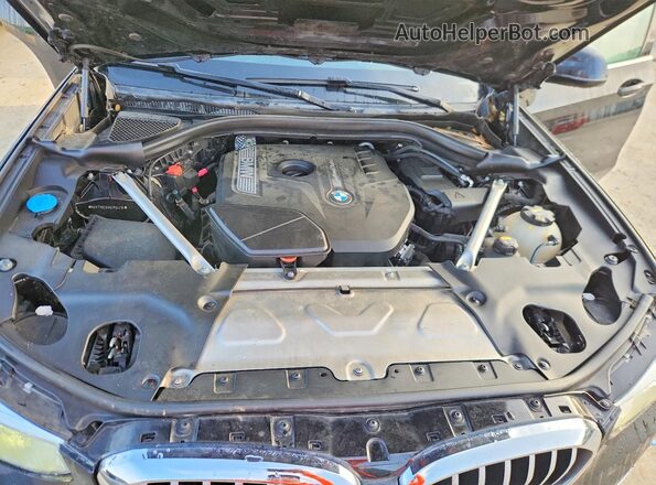 5UXTR9C5XKLP94410 2019 BMW X3 Черный Вид подкапотного пространства