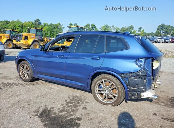 5UXTS1C04L9D52878 2020 BMW X3 Синий Задняя левая четверть