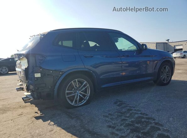 5UXTS1C04L9D52878 2020 BMW X3 Синий Задняя правая четверть