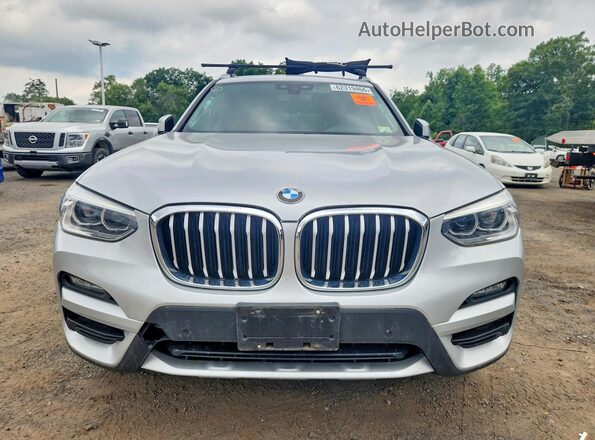 5UXTS1C05M9F02501 2021 BMW X3 Silver Front view