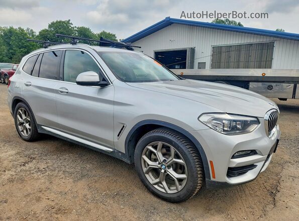 5UXTS1C05M9F02501 2021 BMW X3 Silver Front right