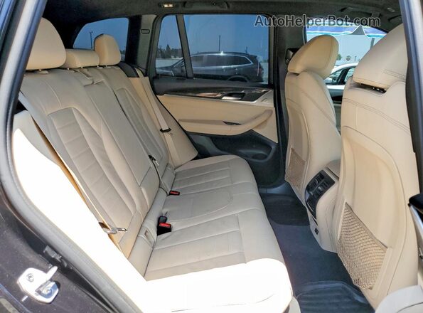5UXTS1C05M9G31824 2021 BMW X3 Черный Вид задней части салона